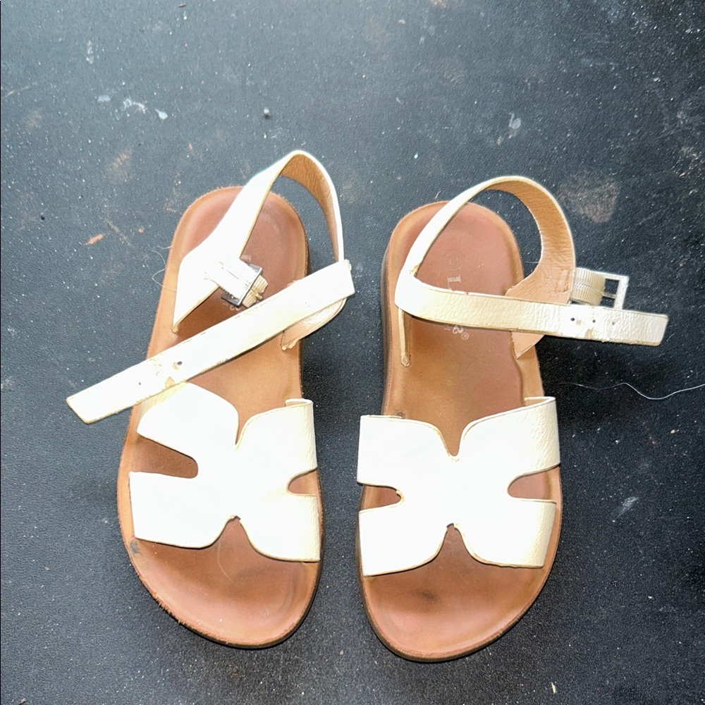 Link Kids Cream Slippers